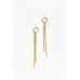 Hazel Gold Chain Drop Earring